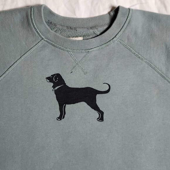 he Black Dog Womens Sweatshirt Legacy Collection Color Green Size Medium - Picture 2 of 16